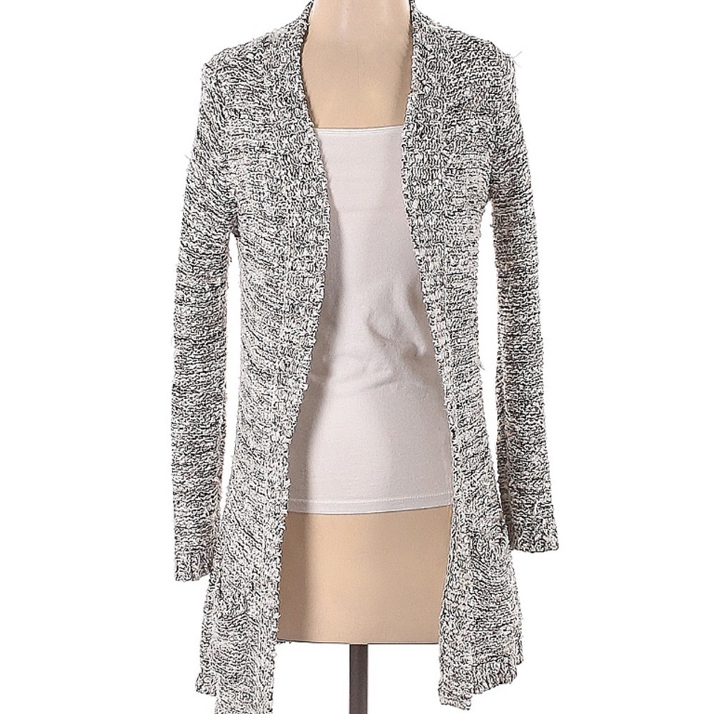 Belldini Long Sleeve Gray Cardigan Sweater Size Small